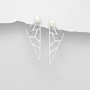 026 🆕 925 Silver Freshwater Pearl Earrings